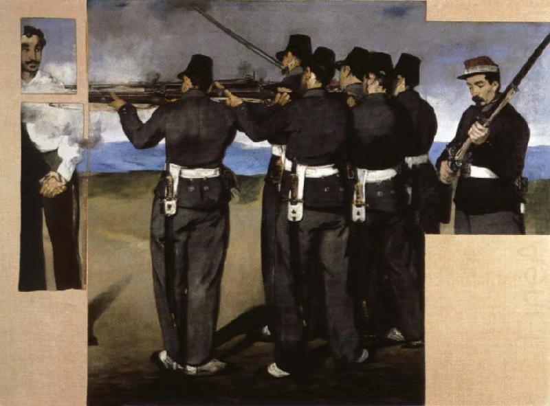 Edouard Manet The Execution of  Maximillian oil painting picture